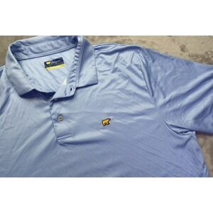 Jack Nicklaus Golf Performance Polo Shirt Men's Size XL Blue‎ Mini Checkered